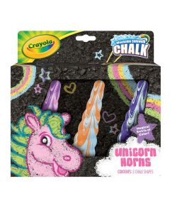 Crayola Unicorn Rainbow Sidewalk Chalk 3Count Unicorn Toy Styles Vary Gift for Kids Age 4 5 6 7 Multi 51 2050