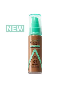 Almay Clear Complexion Foundation Makeup, Hypoallergenic, 910 Mocha, 1 fl oz"