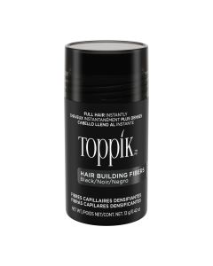 Toppik Hair Building Fibers, Black, 12g | Fill In Fine or Thinning Hair | Instantly Thicker, Fuller Looking Hair | 9 Shades for Men & Women"