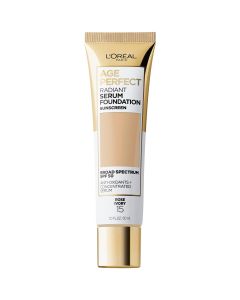 L'Oreal Paris Age Perfect Radiant Serum Foundation Makeup, 15 Rose Ivory, 1 fl oz"