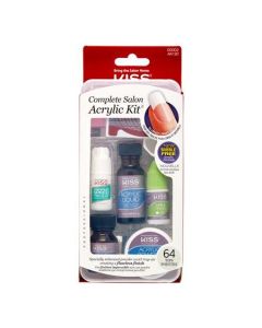 KISS Products Complete Salon Acrylic Fake Nails Kit - 74ct