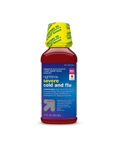 Severe Nighttime Cold & Flu Liquid - Berry - 12 Fl Oz - up & up™