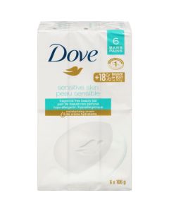 Dove Soap Bar Sensitive Skin 6PK 12X637G