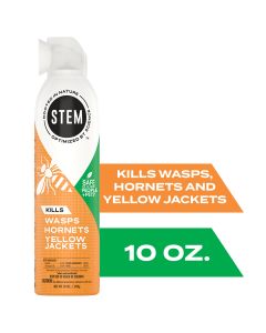 STEM Kills Outdoor Wasps Hornets Yellow Jackets Killer Spray, 10 oz"