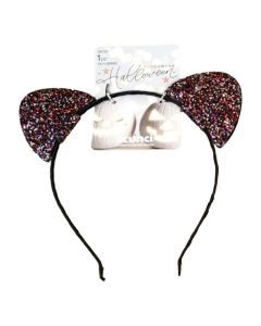 SCUNCI Glamoween Halloween Glitter Headband - Effortless Beauty