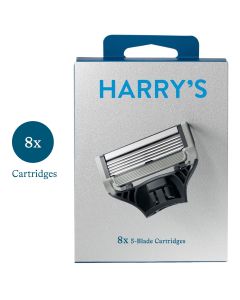 Harry's Men's Razor Blade Refill Cartridges, 8 Count"