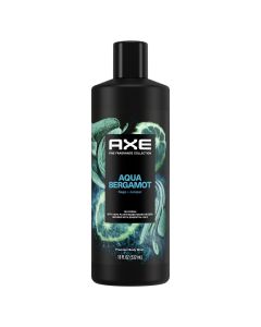 Axe Fine Fragrance Long Lasting Men's Body Wash Aqua Bergamot, 18 oz"