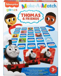 Fisher-Price Make-A-Match Card Game with Thomas & Friends Theme For 3 Year Olds & Up