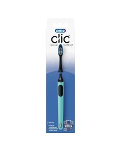 Oral-B Clic Toothbrush Handle with Replaceable Brush Head Soft - Teal