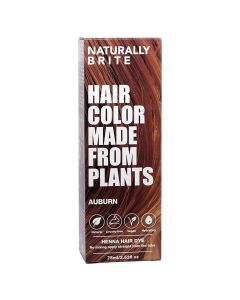 BRITE Naturally Henna Hair Dye - Auburn - 2.53 Fl Oz