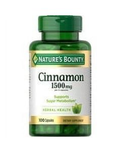 Nature's Bounty Cinnamon 1500mg 100ct