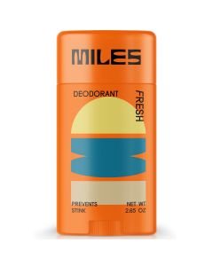 Miles Kids Deodorant for Boys and Girls - Aluminum Free Deodorant for Kids and Teens, Natural, Hypoallergenic, Made in USA - Fresh Scent, 1-Pack"