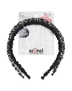 Scunci Real Style 2-in-1 Headwrap and Facemask - 1.0 Ea