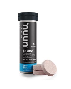 Nuun - Energy Effervescent Caffeine Supplement Berry Blast - 10 Tablets