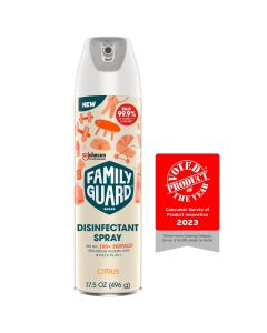 FamilyGuard Brand Disinfectant Spray 17.5 OZ (496g), Citrus. 