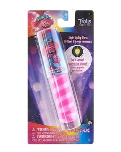 Townley Girl Lip Gloss - Trolls Pink Swirl Light-up Lip Gloss