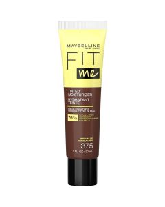 Maybelline Fit Me Tinted Moisturizer, Natural Coverage, Face Makeup, 375, 1 fl. oz."