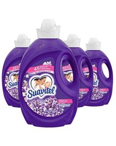 Suavitel Scented Liquid Fabric Softener and Conditioner - Soothing Lavender - 120 Fl Oz