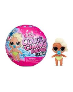 LOL Surprise Color Change Lil Sisters with 5 Surprises Including Fashion Outfit Great Gift for Girls Ages 4+