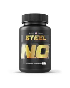 Steel Supplements N.O.7 Pre Workout Nitric Oxide Booster Blood Flow Pump