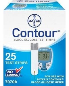 CONTOUR Test Strips 25 Count - 7070