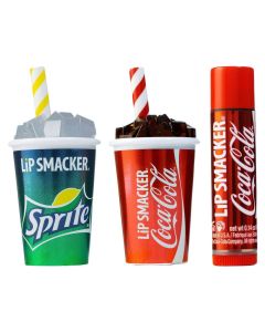 Lip Smacker Beverage Cup Lip Balm – Sprite/Coke – 3pk