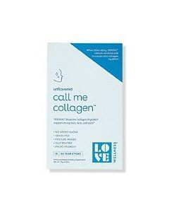 Love Wellness Collagen Peptides Powder, Call Me Collagen, 15 Tear Sticks - Thicker Stronger Hair, Skin & Nails - Unflavored & Easily Dissolves – VERISOL Hydrolyzed Collagen Supplement"