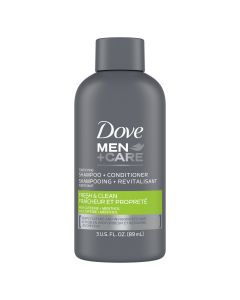 Dove Men+Care Fortifying 2-in-1 Shampoo & Conditioner Fresh and Clean Strengthen Thinning Hair, 3 oz"