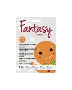 Enriched with Natural Extracts That Help Your Skin, MasqueBAR Fantasy Gingerbread Man Nourishing Sheel Mask Provides Intensive Hydration to Calm Skin