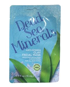 Dead Sea Minerals Anti Stress Clay Facial Mask, 0.5 fl oz"