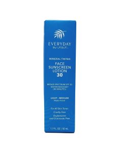 Unsun Everyday Mineral Tinted Face Sunscreen with Broad Spectrum SPF 30 1.7 Oz Light/Medium