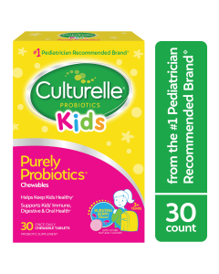 Culturelle Kids Probiotic Chewables for Children Health and Immune Support, Bursting Berry, 30 Count"