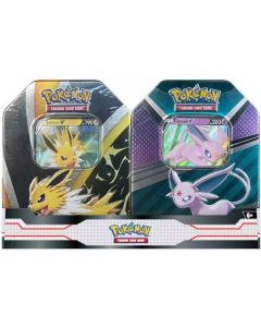 Pokémon Trading Card Game: Jolteon Espeon Tin Bundle