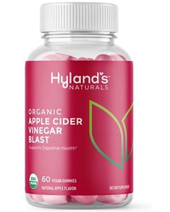 Organic Apple Cider Vinegar Blast Gummies, Natural Apple, 60 Vegan Gummies, Hyland's"