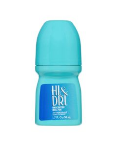 Hi And Dri Roll-On Anti-Perspirant Deodorant, Fragrance-Free, 1.7 Oz"