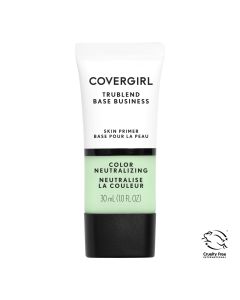 COVERGIRL Trublend Base Business Face Primer 200 Color Neutralizing, 1.014 Fl Oz, Primer Makeup, Face Primer, Face Primer for Oily Skin, Blurs Flaws, Long Lasting, Weightless Feel"