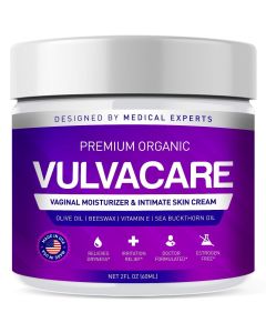 Vulvacare Organic Vaginal Moisturizer, Vulva Balm Cream, 2oz"