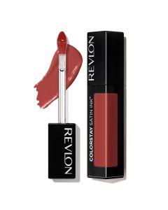 Revlon ColorStay Satin Ink Long Lasting Lipstick with Vitamin E, 013 Holy Pumpkin, 0.17 fl. Oz"