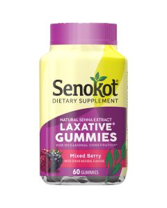 Senokot® Natural Senna Laxative* Gummies, Mixed Berry, 60 Ct"