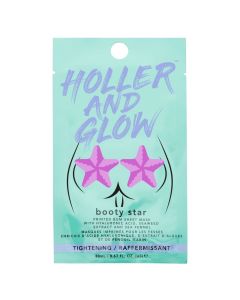 Holler and Glow Booty Star Printed Bum Sheet Mask - 0.67 Fl Oz