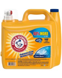 ARM & HAMMER Clean Burst Liquid Laundry Detergent 189 Fl Oz Bottle