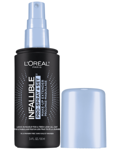 L'Oreal Paris Infallible Pro-Spray and Set Makeup Oil-Free Setting Spray, 3.4 fl oz"