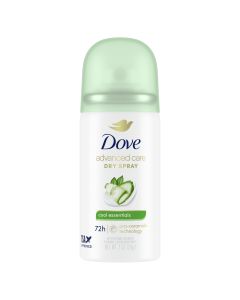 Dove Advanced Care Travel Size Antiperspirant Deodorant Dry Spray Cool Essentials Pro Ceramide Technology, 1 oz"