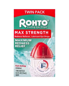 Rohto Max Strength Cooling Redness Reliever Eye Drops