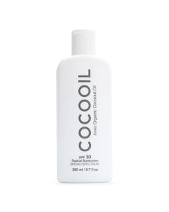 COCOOIL Topical Sunscreen SPF 30 | Natural Botanical Oils, Organic Coconut Oil, Skin Nourishing, Cruelty Free | 6.7 Fl Oz"