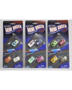 Pull Back Die Cast Mini Cars, Assorted Sets - 4 Ct