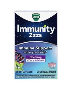 Vicks Immunity Zzzs Immune Support Chewable Tablets, 28 Ct | CVS