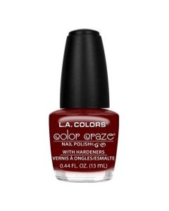 L.A. COLORS Color Craze Nail Polish, Hot Blooded, 0.44 fl oz"