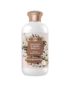 Beloved Coconut & Warm Vanilla Plant Based Moisturizers Body Lotion - 8 Fl Oz