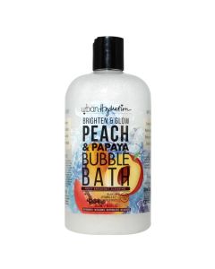 Urban Hydration Brighten and Glow Peach and Papaya Bubble Bath Soak - 16.9 Fl Oz